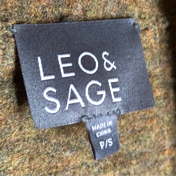 Wool blend longline duster sweater cropped kimono  sleeves and removable… - Picture 9 of 11